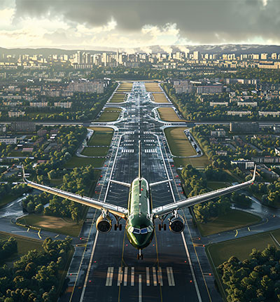 Properties near Kempegowda International Airport Bangalore - Aerial view of North Bangalore development
